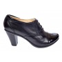 Pantofi dama, din piele naturala box cu varf lac toc de 7cm P46SLN